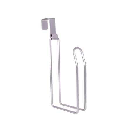 Kenney Mfg Over the Tank Toilet Paper Holder, Brushed Nickel KN61557V1